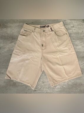 LRG Men's Tan Denim Shorts